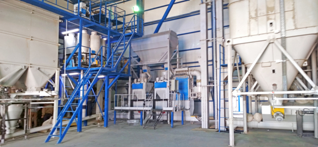 Комбикормовый завод. Туркменистан.